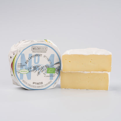 BIO Camembert Natur Nr.1 - 0,180 kg Stück (Kilogrammpreis: € 17,00/KG) für Handel
